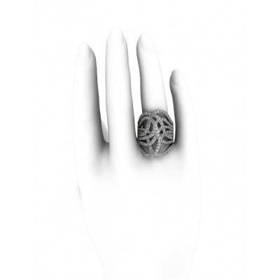 Sophisticated Diamond Cocktail Ring